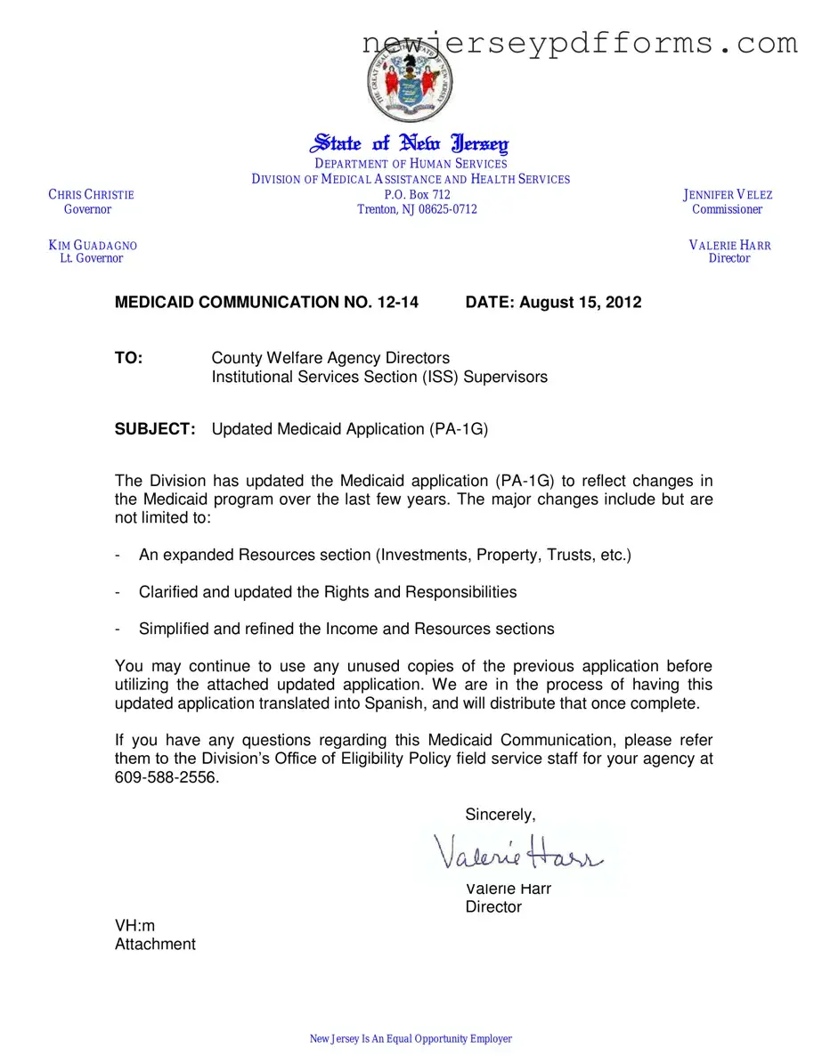 Printable Nj Pa 1G Form