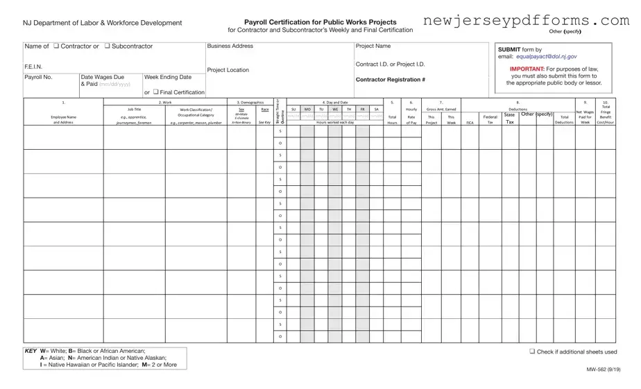 Printable Nj Payroll Certification Form