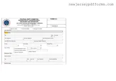 Printable New Jersey D 3 Form