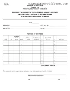 Printable Nj 2440 Form