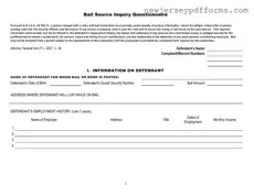 Printable Nj Bail Source Form