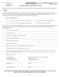 Printable Nj C 150G Form