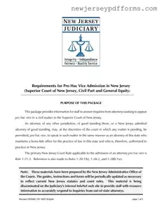 Printable Nj Pro Vice Form