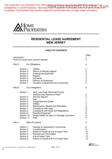 Printable Nj Residential Form