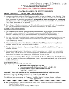 Printable Nj Temporary Disability Form