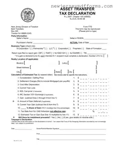 Printable Nj Ttd Form