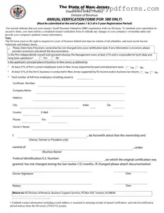 Printable Nj Verification Form