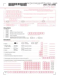 Printable Nj1040 Form